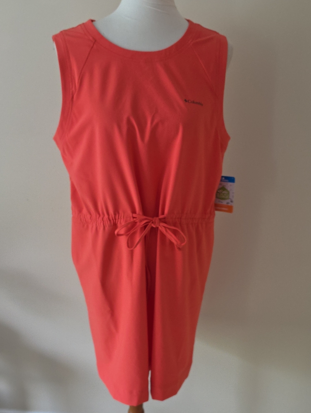 Columbia Omni Shield Coral Sleeveless Dress Brand New